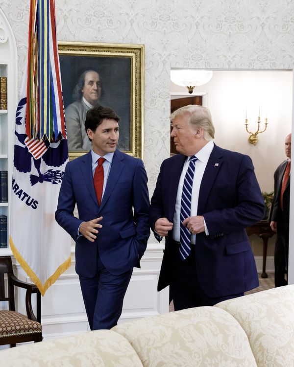 Hey, so Justin Trudeau just announced that Trump is hitting pause on those proposed tariffs on Canada for a month.